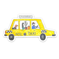 Uptown Taxi Sticker