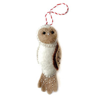 Owl Felt Ornament
