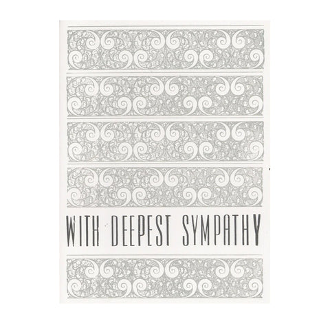 With Deepest Sympathy Notecard