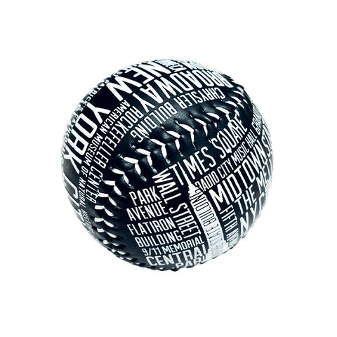 NYC Typography Baseball