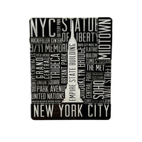 New York Skyline Typography Magnet