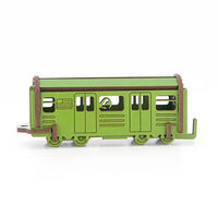 Subway Train Car Wooden Kit Set