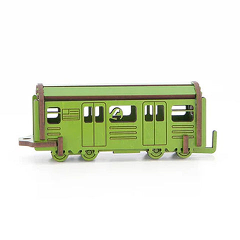 Subway Train Car Wooden Kit Set