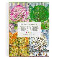 Dog Park in Four Seasons Playing Cards