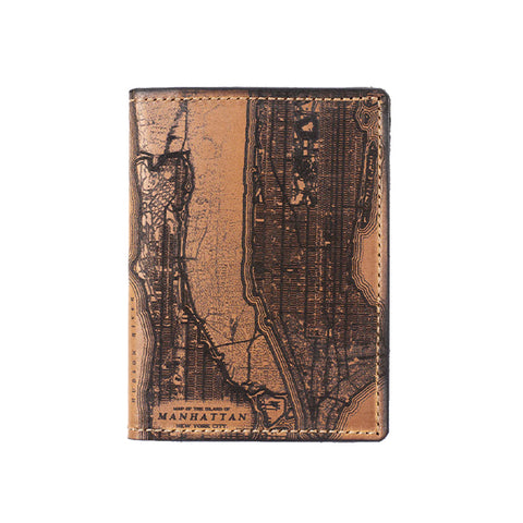 Manhattan Map Passport Wallet
