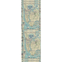 NYC Pictorial Tourism Map Scarf
