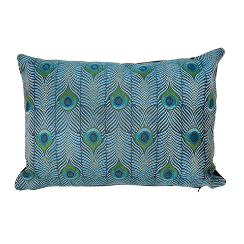 Louis C. Tiffany Peacock Lumbar Pillow
