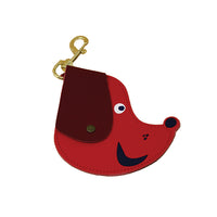 Dark Red Doggy Bag Key Fob Holder