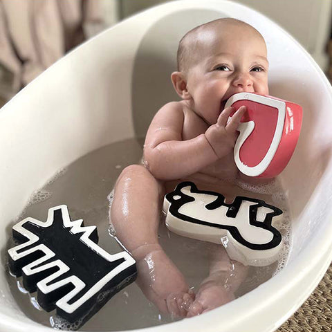 Keith Haring Bath Toy Set