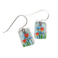 Flower Stream Small Drop Earrings