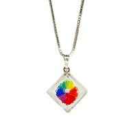 Color Wheel Charm Necklace