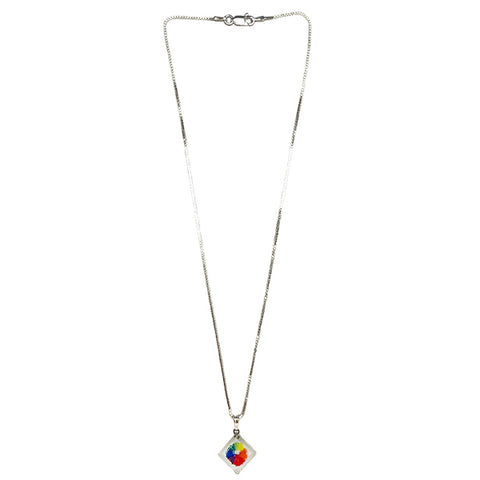 Color Wheel Charm Necklace