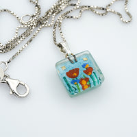 Flower Charm Stream Necklace