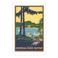 Central Park Scene Magnet