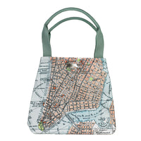 New York Map Art Tote Bag