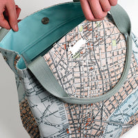 New York Map Handbag