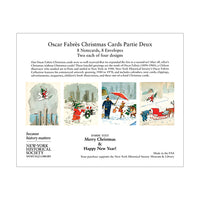 Oscar Fabres Assorted Christmas Partie Deux Boxed Notecards