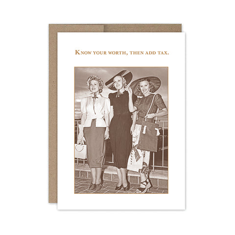 Know Your Worth Birthday Notecard