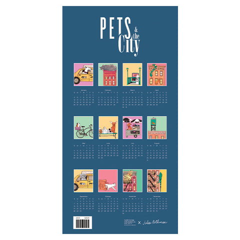 Pets and the City 2025 Wall Calendar