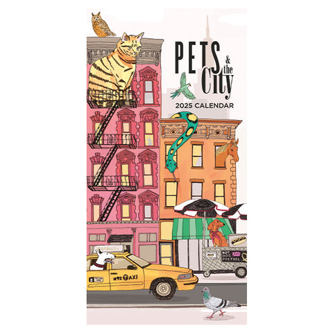 Pets and the City 2025 Wall Calendar