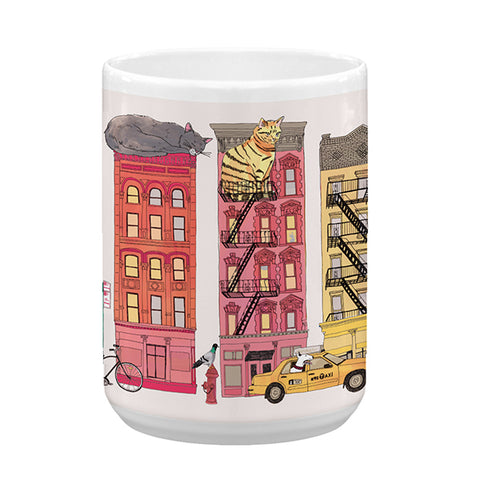 Pets and the City Mug by Julia Rothman