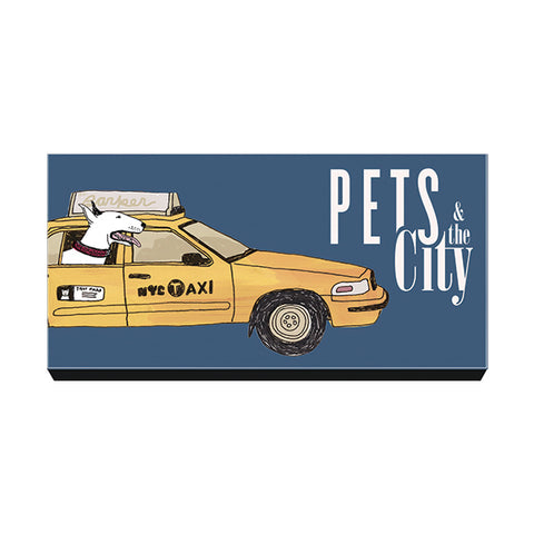 Taxi Dog Acrylic Magnet