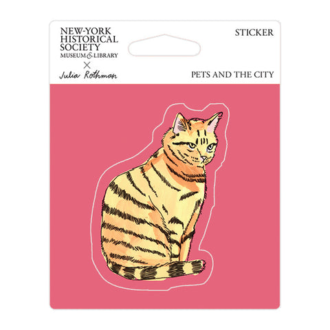 Orange Cat Sticker