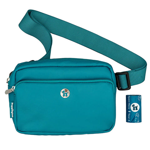 Lagoon Teal Belt Bag for Pet Parents