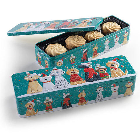 Farmhouse Biscuits Christmas Dog Tin