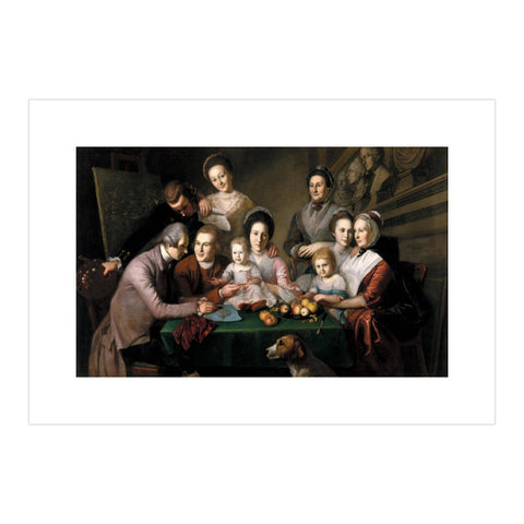 Charles Willson Peale, The Peale Family Print