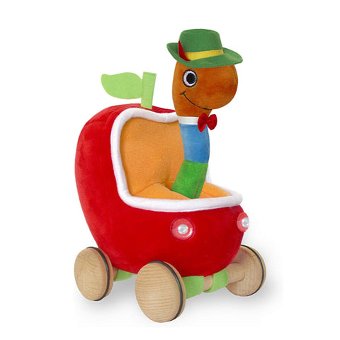 Lowly Worm in a Apple Car Plush