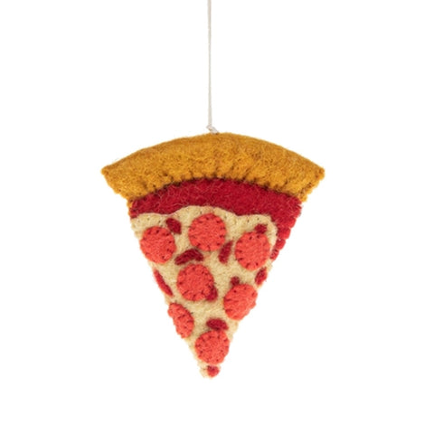 Pizza Felt Ornament