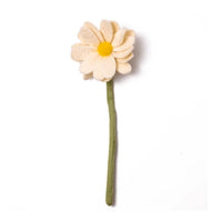 White Daisy Felt Flower