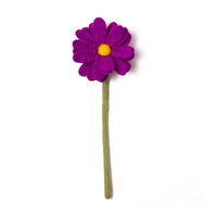 Purple Daisy Felt Flower