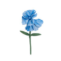 Light Blue Iris Felt Flower