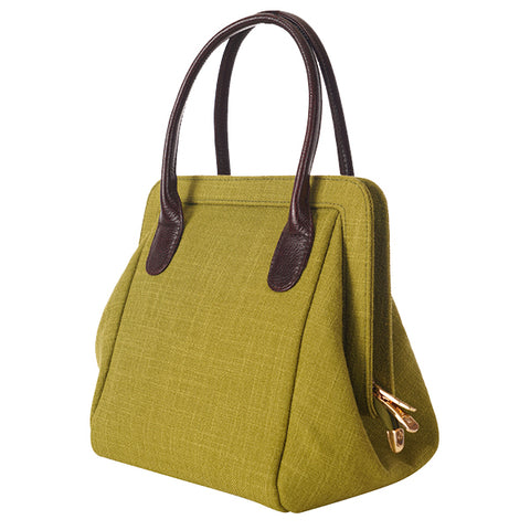 Olive Tapestry Handbag