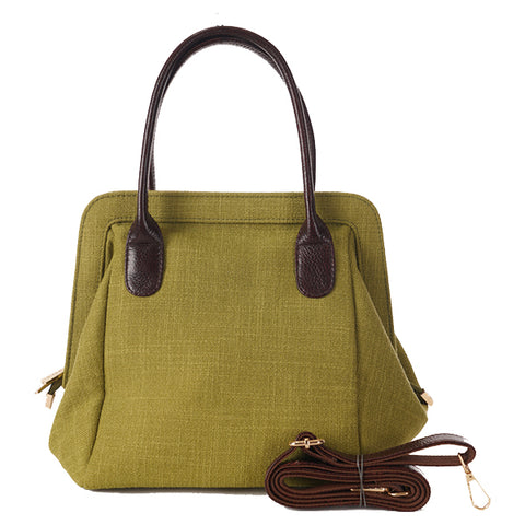 Olive Tapestry Handbag