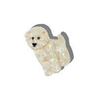 Bichon Frise Hair Claw Clip