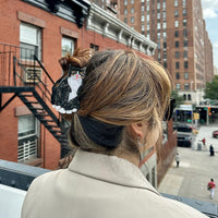 Tuxedo Cat Hair Claw Clip