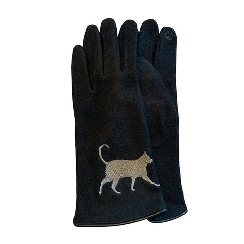 Embroidered Cat Glove