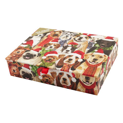 Deck the Dogs Boxed Notecards