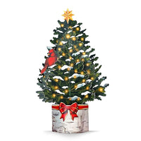 Mini Merry Christmas Tree Pop-up Greeting Card