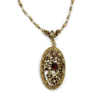 Victorian Garnet Necklace