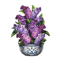 Garden Lilacs Bouquet Pop-up Greeting Card