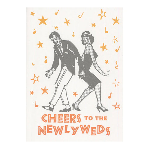 Newlyweds Mr & Mrs Notecard