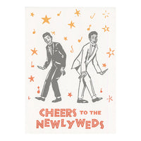 Newlyweds Mr & Mr Notecard