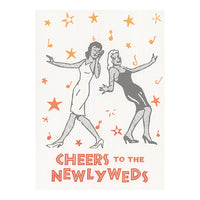 Newlyweds Mrs & Mrs Notecard