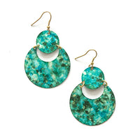 Cloudy Waters Turquoise Earrings