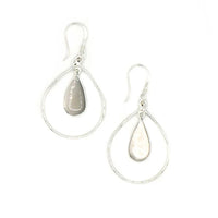 Mother of Pearl Teardrop Earrings