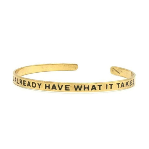 Have What It Takes Cuff Bracelet